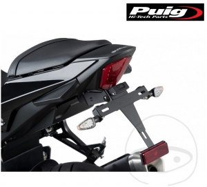 Support de plaque d'immatriculation Puig - Suzuki GSX 250 RA ABS ('17-'19) / Suzuki GSX 250 RZA ABS ('17-'19) - JM