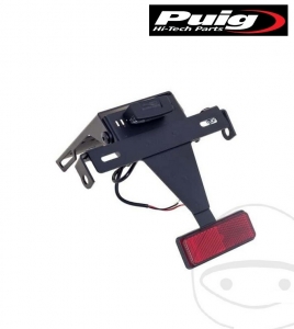 Support de plaque d'immatriculation Puig - Yamaha XJ6 600 N ('09) / Yamaha XJ6 600 NA ABS ('09) / Yamaha XJ6 600 S Diversion ('0