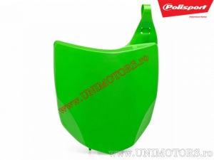 Support de plaque d'immatriculation vert - Kawasaki KX 250 F 4T / KX 450 F ('13-'15) - Polisport