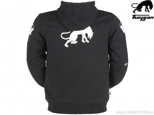 Sweat à capuche pour moto Furygan Luxio Black (noir) - Furygan