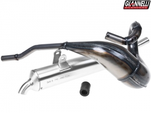 Système d'échappement complet Giannelli Enduro 2T - Aprilia RX 50 ('95-'98) - embout en aluminium