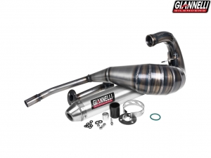 Système d'échappement complet Giannelli Enduro 2T - Husqvarna WRE 125 ('09-'10) - Embout en aluminium