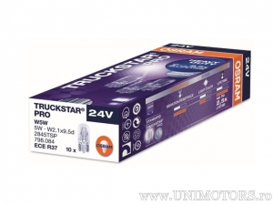 Szerszám nélküli lámpa W5W W2.1X9.5D TRUCKSTAR PRO 24V 5W - Osram