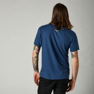 T-shirt décontracté Single Track SS [Bleu foncé]: Taille - S