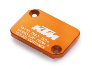 Tapa de bomba de freno naranja KTM 125 Duke ('11-'19) / 200 Duke ('12-'19) / 200 Duke R / 390 Duke ABS / RC 125 ABS ('14)- KTM