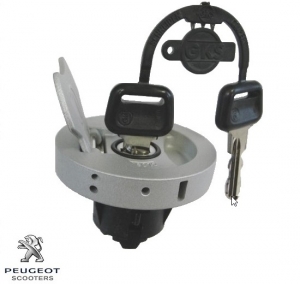 Tapa del tanque de combustible con llaves originales - Peugeot Jet Force C-Tech / Jet Force Dark Side / Jet Force TSDI 50-125cc 