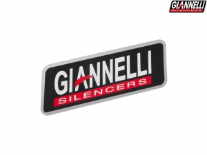 Temperature resistant exhaust tip sticker - logo Giannelli 100x37mm - Giannelli