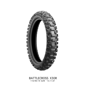 Tire (rubber) Bridgestone Battlecross X30 Medium 110/100-18 64M NHS TT - Bridgestone