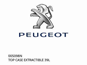 TOP CASE EXTRACTIBLE 39L - 005098N - Peugeot