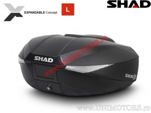 Topcase (caixa) - SH58X - expansível (46-58L) (plástico) - Shad