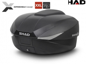 Topcase (caixa) - SH58X - expansível (46-58L) (plástico) - Shad