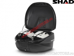 Topcase (caja superior) - SH59X - expandible (46-58L) (aluminio / plástico - negro) - Shad