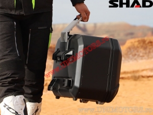 Topcase (valise) - Terra TR37 (aluminium - noir) - Shad