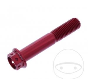 Tornillo de tapa hexagonal Pro Bolt M10 x 1.25 x 55 mm Aluminio Racing Rojo - JM