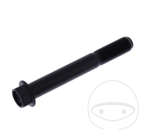 Tornillo de tapa hexagonal Pro Bolt M10 x 1.25 x 75 mm de acero inoxidable A4 negro - JM