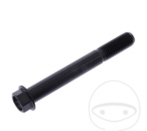 Tornillo de tapa hexagonal Pro Bolt M10 x 1.25 x 75 mm de acero inoxidable A4 negro - JM