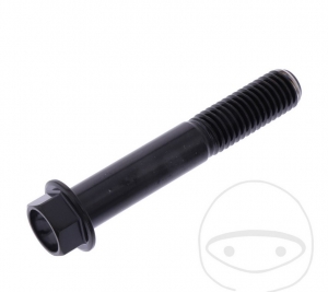 Tornillo de tapa hexagonal Pro Bolt M10 x 1.50 x 60 mm de acero inoxidable A4 negro - JM