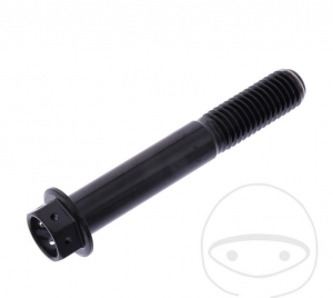 Tornillo de tapa hexagonal Pro Bolt M10 x 1.50 x 65 mm acero inoxidable A4 Racing negro - JM