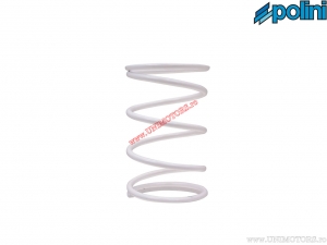 Torque spring (+15%) - white - Cagiva City 50 / Honda Bali 50 / Peugeot Buxy 50 / PGO Big Max 50 / Sym DD 50 2T - Polini