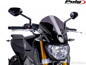 Touring screen New Generation puig dark - Yamaha MT-09 850 ('13-'16) / MT-09 850 A ABS ('13-'16) - Puig