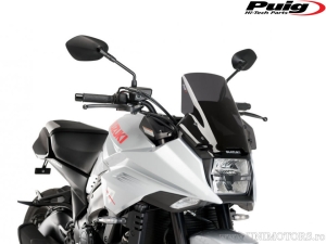 Touring Windshield Puig Dark Smoke - Suzuki GSX-S 1000 SRQ Katana ABS ('19-'20) / GSX-S 1000 STQ Katana ABS ('19-'20) - Puig