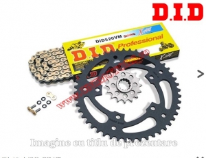 Transmission chain 520x112L X-ring DID Pro Street 520VX3 - color: silver - DID