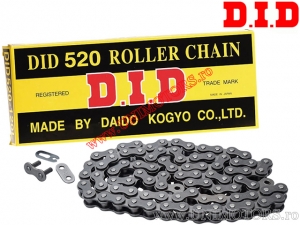 Transmission chain DID standard - 520 (black / black) - 104 links - DID