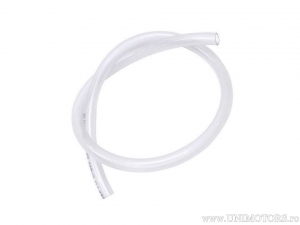 Transparent PVC fuel supply hose 6.0x8.4mm length 2m - Dresselhaus