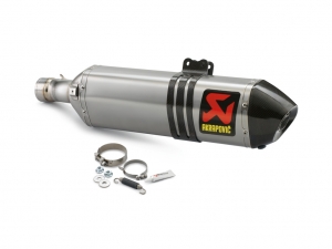 Tubo de escape Akrapovic (Slip-on Line - titânio) KTM 690 Enduro ('08-'10) / 690 Enduro R ('09-'11) - KTM