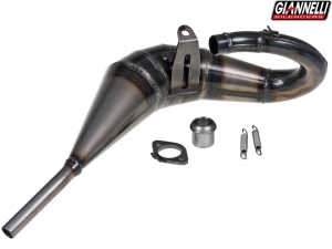 Tubo intermedio - resonador - Giannelli Enduro 2T - Derbi Senda DRD / Senda R / Senda SM / Senda X-Treme / X-Race 50 2T