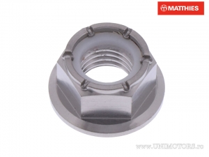 Tuerca Autoblocante con Brida Pro Bolt M12 x 1.50 mm Titanio Gris - JM