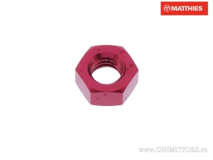 Tuerca de Aluminio Roja Pro Bolt M5 x 0.80 mm - JM