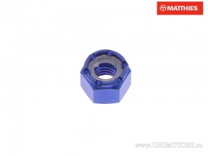 Tuerca de Bloqueo Pro Bolt M5 x 0.80 mm Titanio Azul - JM