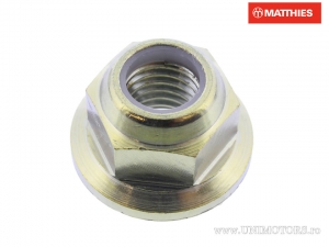 Tuerca de collar autoblocante Pro Bolt M12 x 1.75 mm titanio dorado - JM