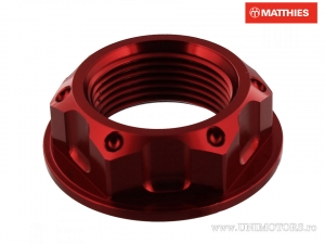 Tuerca de perno de jug Pro Bolt M24 x 1.50 mm de aluminio rojo - Honda CB 650 / Kawasaki KLV 1000 A / Suzuki DL 1000 A V-Strom A