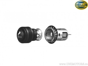 Universal 12V Ignition Switch without Illumination - Mounting Hole Diameter: 23.5mm / Panel Thickness: max. 2.5mm - Hella