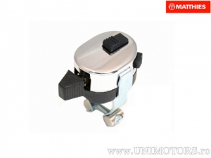 Universal chrome 3-position light switch and button - JM