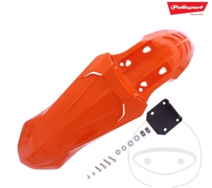 Universal front fender orange Polisport - Yamaha / Kawasaki / Honda ('09-'22) / KTM ('13-'22) / Husqvarna ('16-'22) - JM