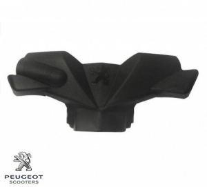 Upper front handlebar fairing - black - Peugeot Ludix One (04-) 2T AC 50cc (front drum brake) - Peugeot