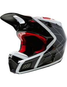 V3 RS CELZ HELMET, ECE [RD/BLK/WHT]: Mărime - M