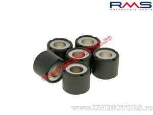 Variator roller - 19x17mm (set of 6 rollers / 7.0g - 15.6g) - (RMS)