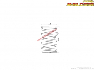 Variator spring (57,8x118x4mm / 3,3K) - Aprilia Habana Custom 50 AIR 2T E2 '04-'10 (Piaggio) - Malossi