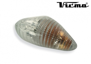 Verre de clignotant avant droit - Piaggio NRG MC3 DD / NRG MC3 DT / NRG MC3 Purejet / Typhoon ('06-) 50cc - Vicma