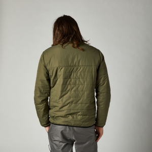 Veste décontractée Howell Puffy [Vert armée]: Taille - S