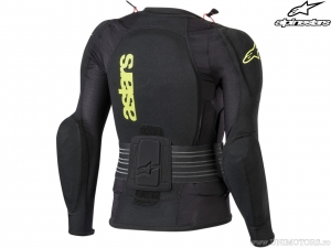 Veste de protection Enduro/Cross Youth (Enfants) Bionic Plus (Noir/Jaune) - Alpinestars