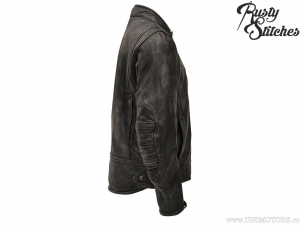 Veste moto Rusty Stitches Stevie Noir Anthracite - Rusty Stitches