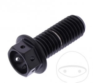 Vis à tête hexagonale Pro Bolt M10 x 1.50 x 25 mm en acier inoxydable A4 Racing noir - JM