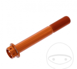 Vite a testa esagonale Pro Bolt M10 x 1.25 x 70 mm alluminio Racing arancione - JM