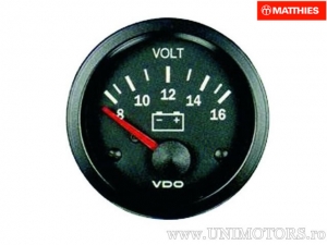 Voltmeter 12V Vision 8-16V D: 52mm - JM