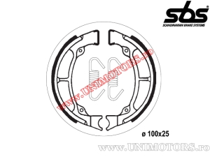 Voorremschijf - 100x25mm SBS 2094 - (SBS)